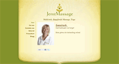 Desktop Screenshot of jemtmassage.com